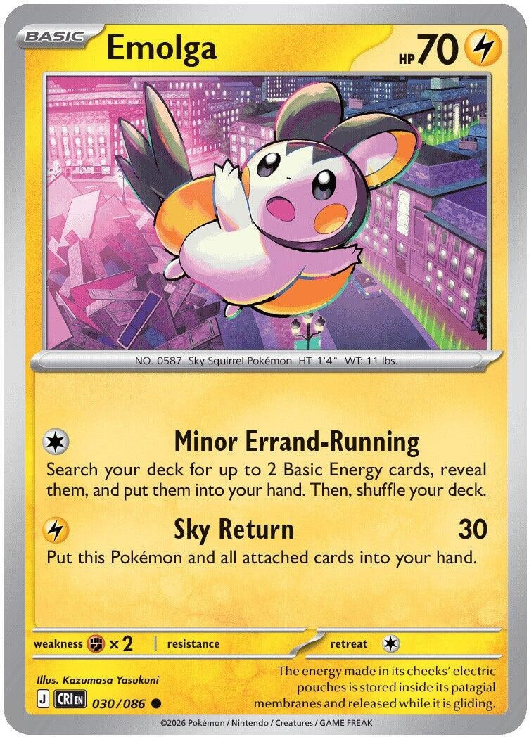 Emolga (ME04: Chaos Rising) (030/086)