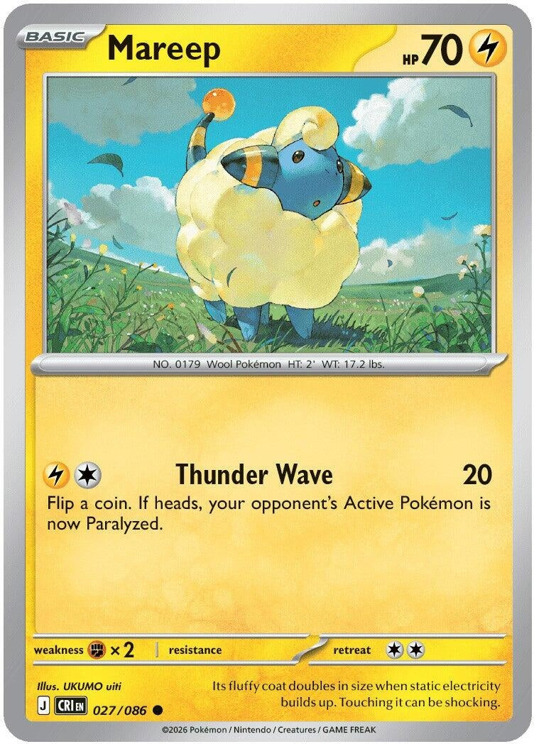 Mareep (ME04: Chaos Rising) (027/086)