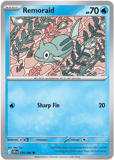 Remoraid (ME04: Chaos Rising) (016/086)