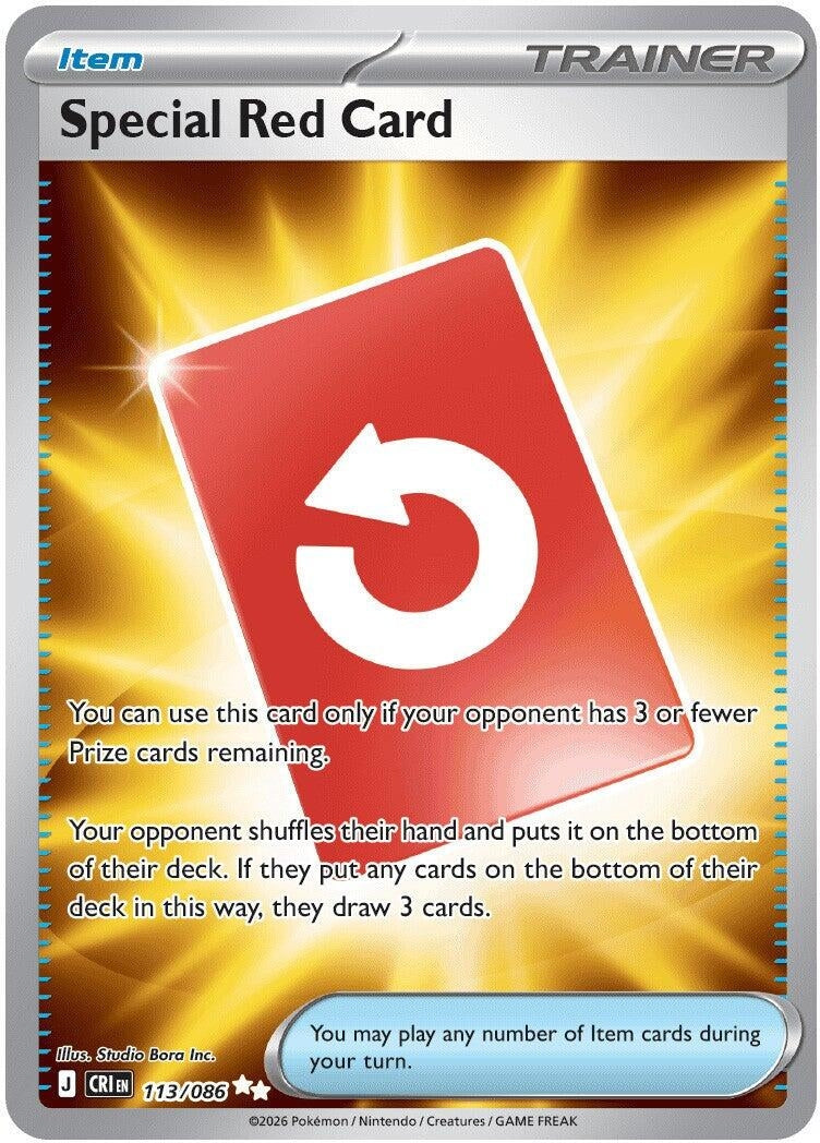 Special Red Card (ME04: Chaos Rising) (113/086)
