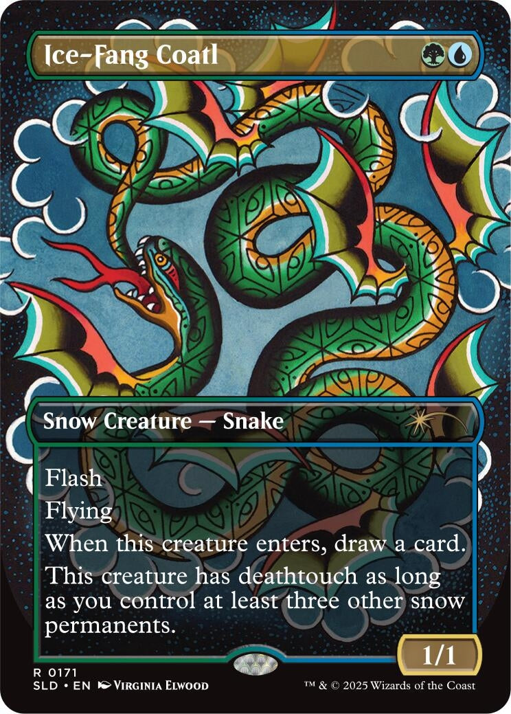 Image for Ice-Fang Coatl (0171) (Secret Lair Drop Series) (171) (SLD) - Magic: The Gathering