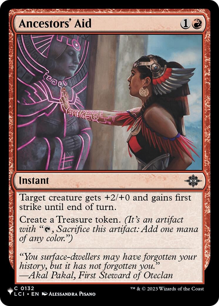 Image for Ancestors' Aid (The List Reprints) (132) (LIST) - Magic: The Gathering