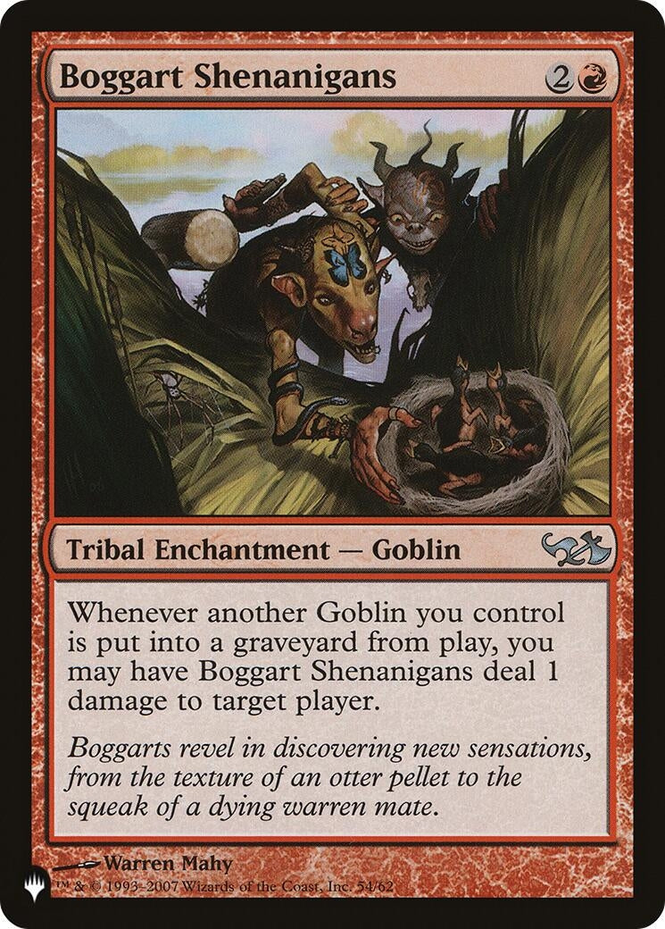 Image for Boggart Shenanigans (The List Reprints) (54) (LIST) - Magic: The Gathering