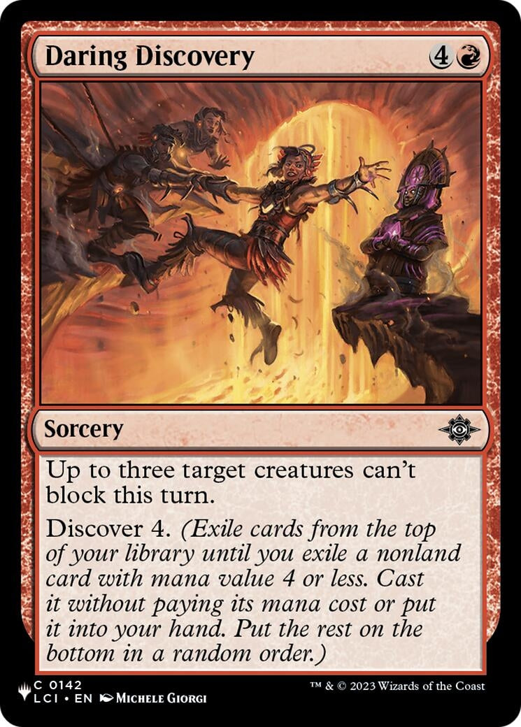 Image for Daring Discovery (The List Reprints) (142) (LIST) - Magic: The Gathering
