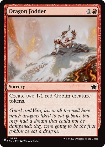 Dragon Fodder (FDN) (The List Reprints) (535) (LIST)
