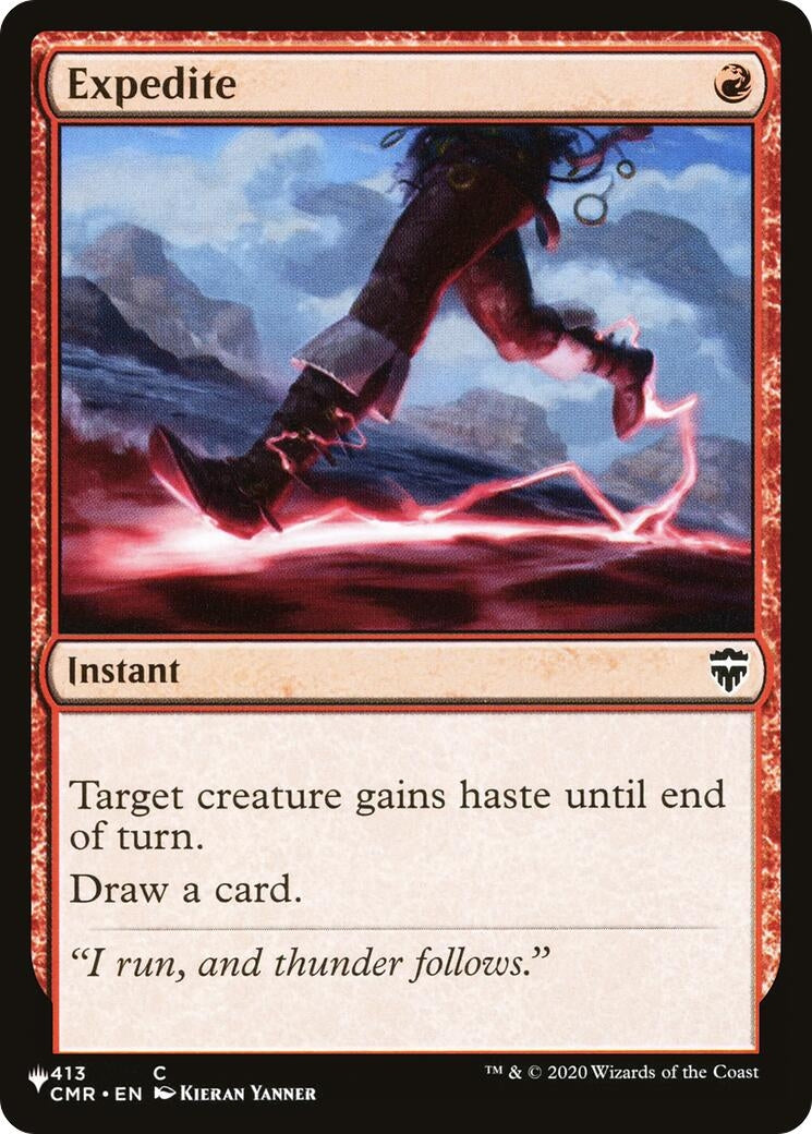 Image for Expedite (CMR) (The List Reprints) (413) (LIST) - Magic: The Gathering