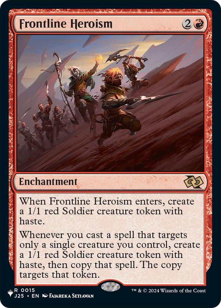 Image for Frontline Heroism (The List Reprints) (15) (LIST) - Magic: The Gathering