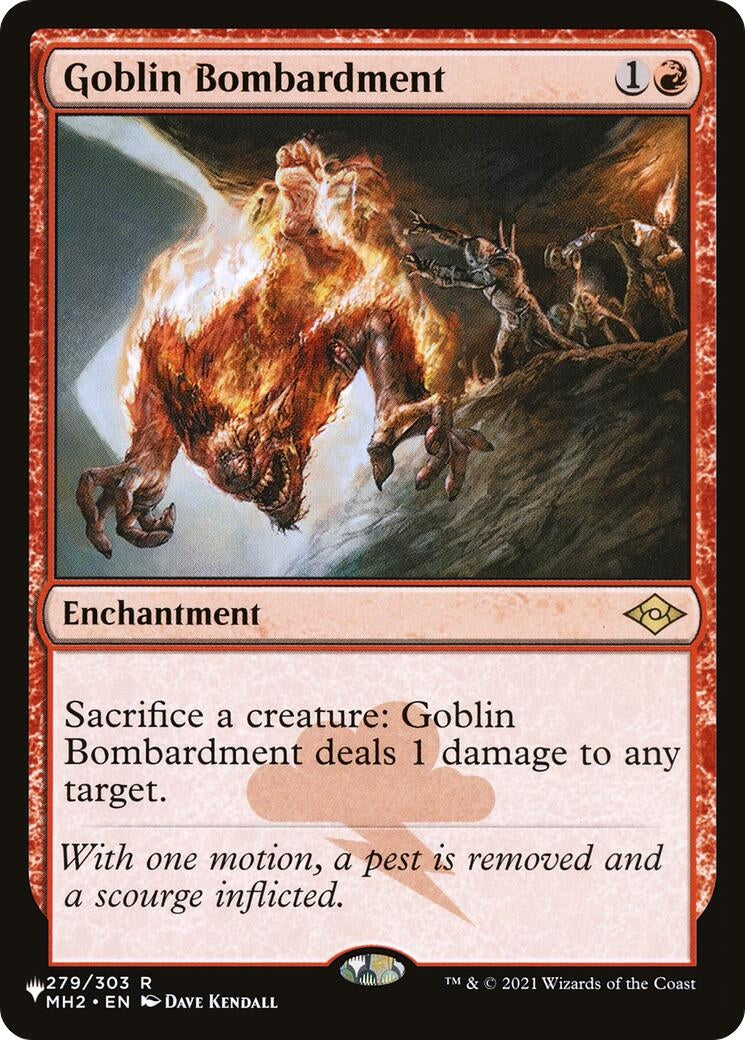 Image for Goblin Bombardment (MH2) (The List Reprints) (279) (LIST) - Magic: The Gathering