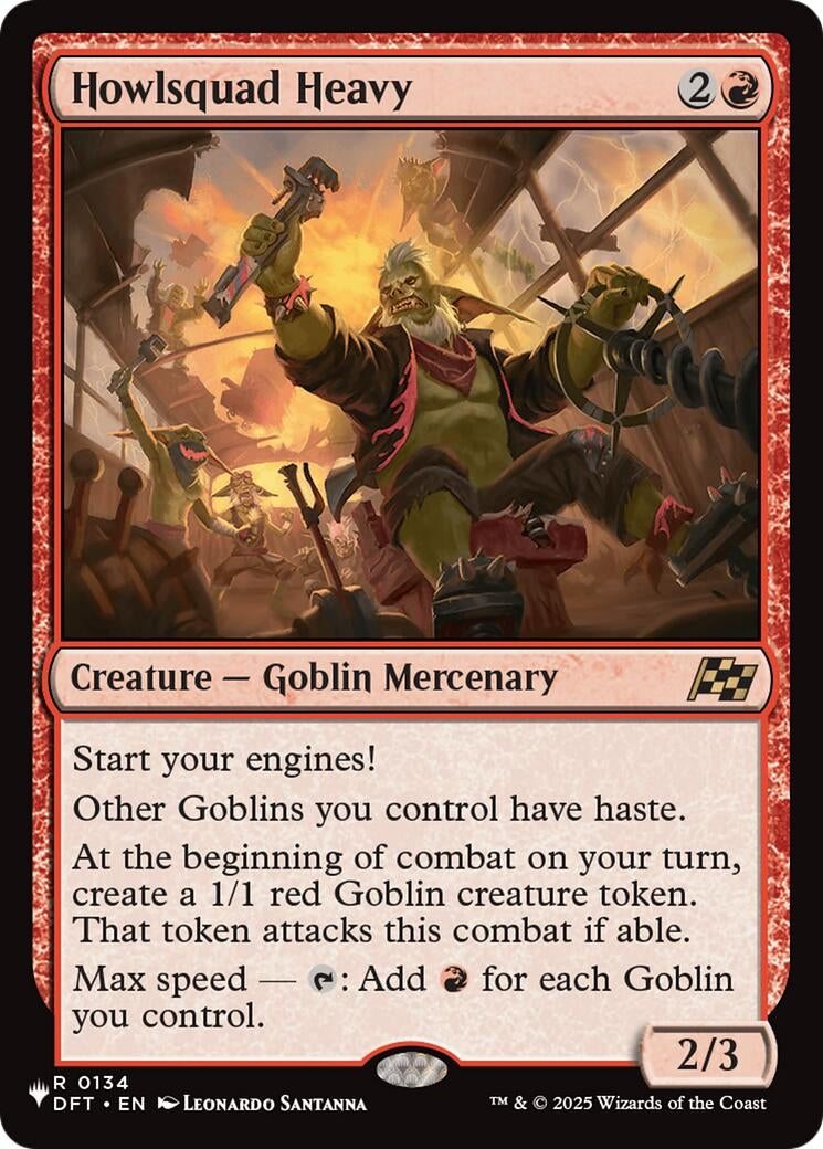 Image for Howlsquad Heavy (The List Reprints) (134) (LIST) - Magic: The Gathering