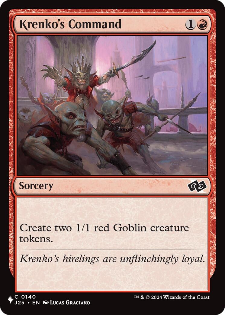 Image for Krenko's Command (J25) (The List Reprints) (140) (LIST) - Magic: The Gathering