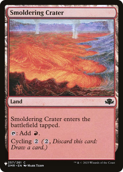 Smoldering Crater (The List Reprints) (257) (LIST)