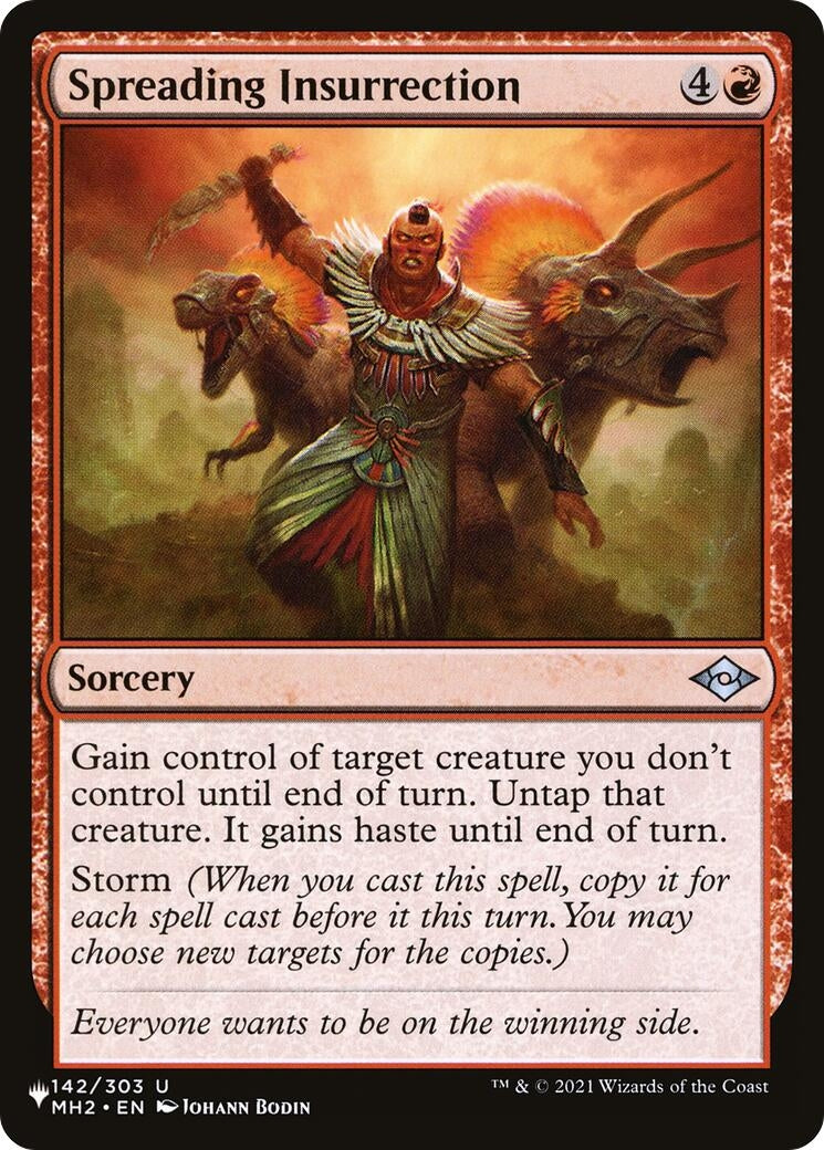 Image for Spreading Insurrection (The List Reprints) (142) (LIST) - Magic: The Gathering