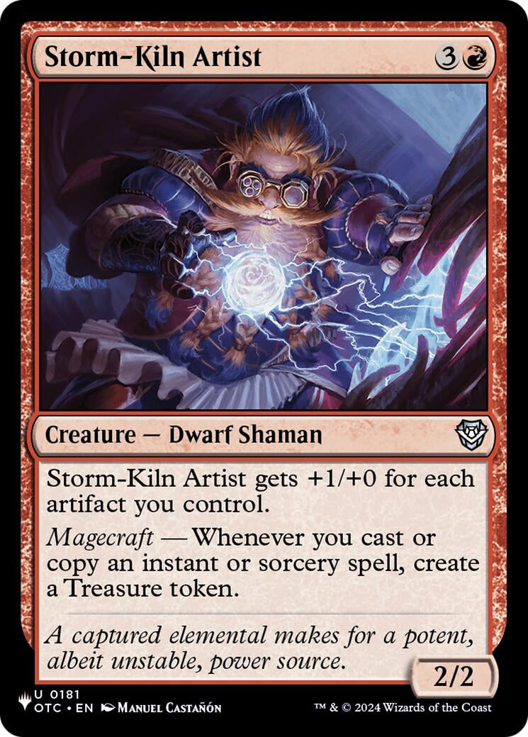 Image for Storm-Kiln Artist (OTC) (The List Reprints) (181) (LIST) - Magic: The Gathering