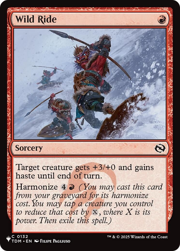 Image for Wild Ride (The List Reprints) (132) (LIST) - Magic: The Gathering