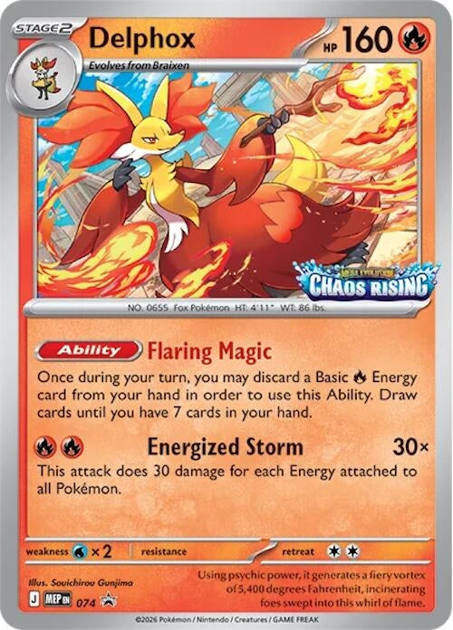 Image for Delphox - 074 (ME: Mega Evolution Promo) (074) - Pokemon