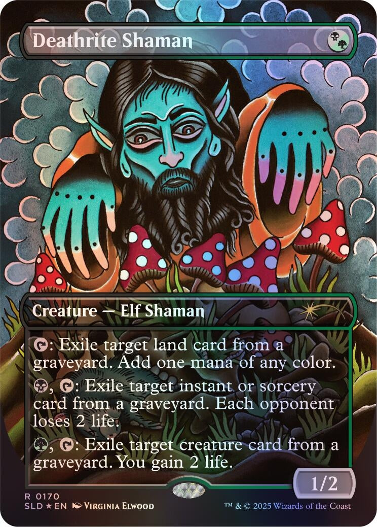 Image for Deathrite Shaman (Rainbow Foil) (Secret Lair Drop Series) (170) (SLD) - Magic: The Gathering