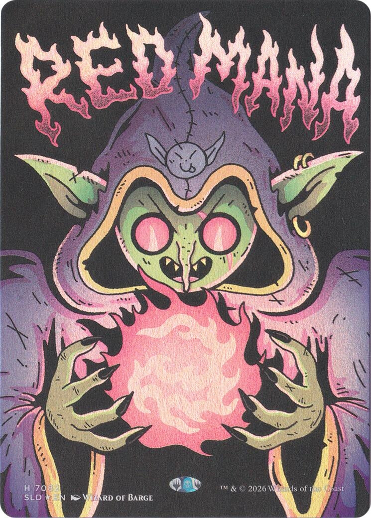 Image for Red Mana (Secret Lair Drop Series) (7082) (SLD) - Magic: The Gathering