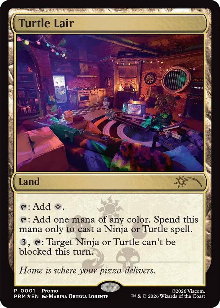 Image for Turtle Lair (Costco Bundle) (Unique and Miscellaneous Promos) (1) (UMP) - Magic: The Gathering