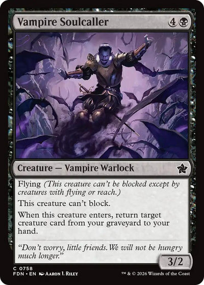 Vampire Soulcaller (0758) (Foundations) (758) (FDN)