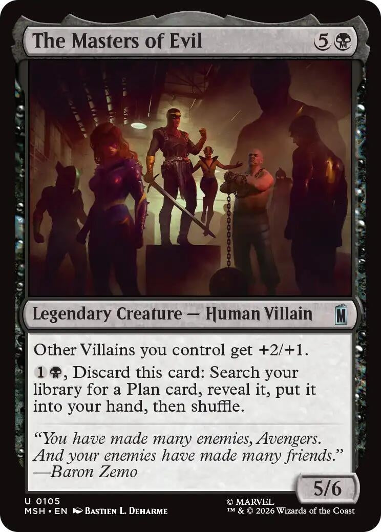 Image for The Masters of Evil (Marvel Super Heroes) (105) - Magic: The Gathering