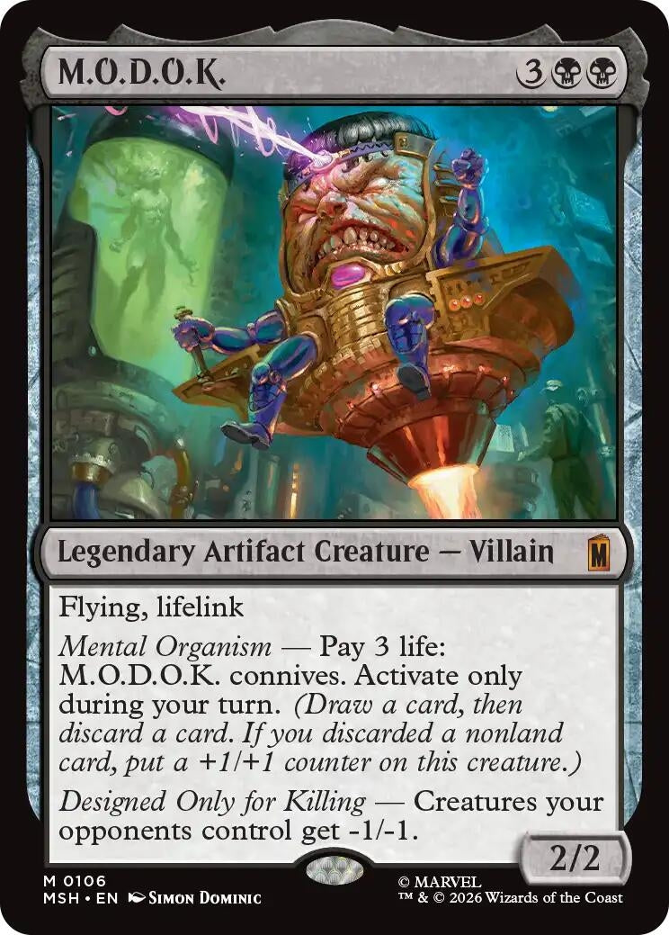 Image for M.O.D.O.K. (Marvel Super Heroes) (106) - Magic: The Gathering