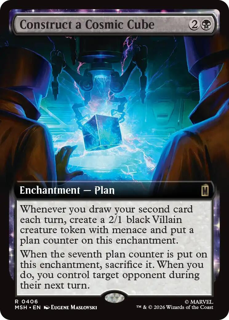 Image for Construct a Cosmic Cube (Extended Art) (Marvel Super Heroes) (406) - Magic: The Gathering
