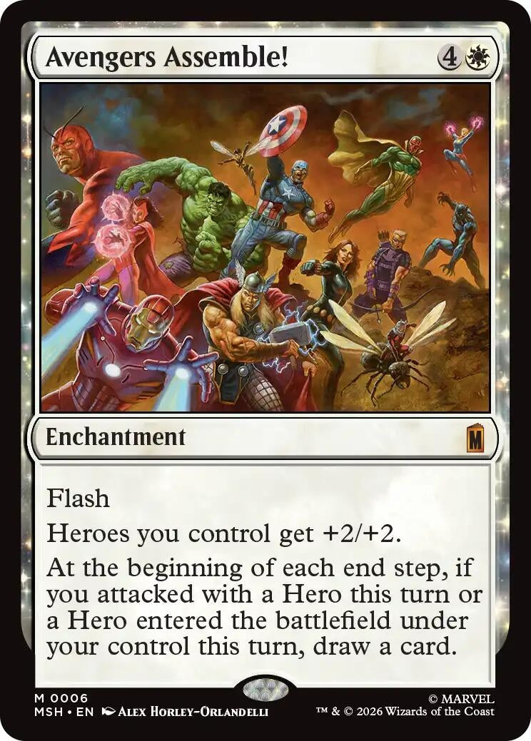 Image for Avengers Assemble! (Marvel Super Heroes) (6) - Magic: The Gathering