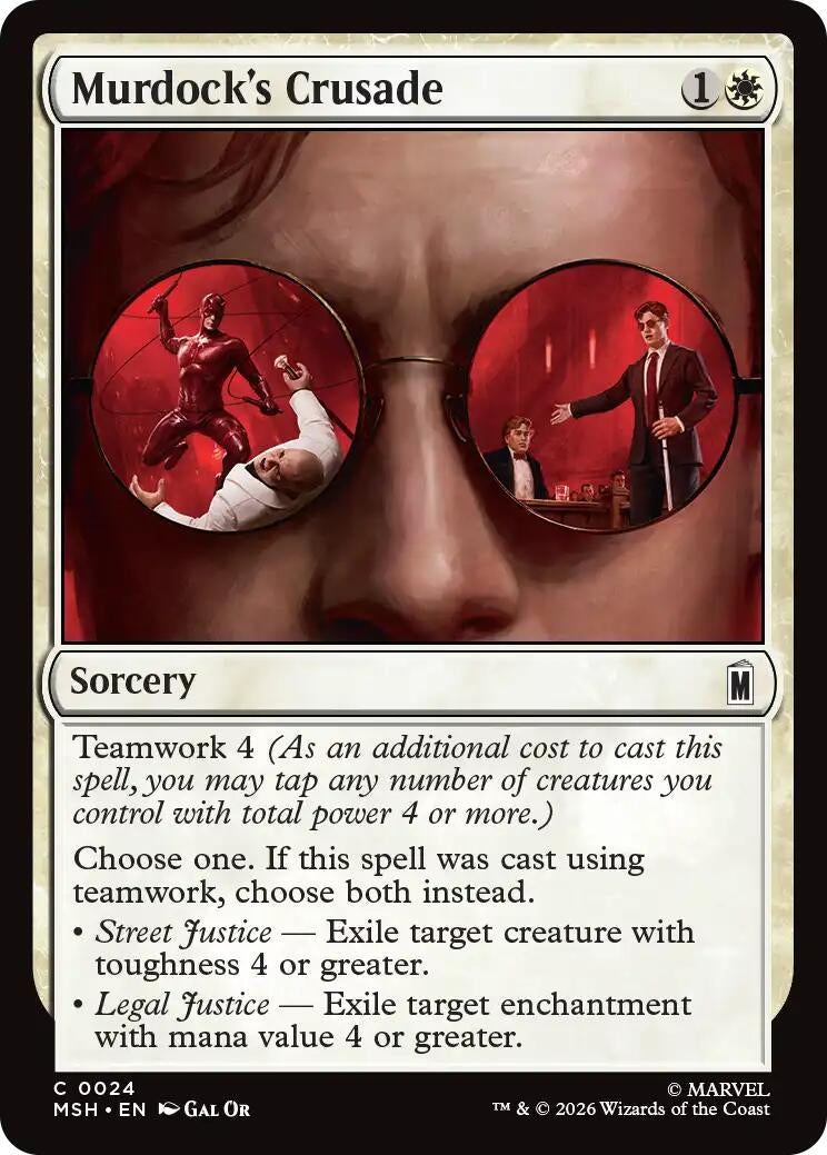 Image for Murdock's Crusade (Marvel Super Heroes) (24) - Magic: The Gathering