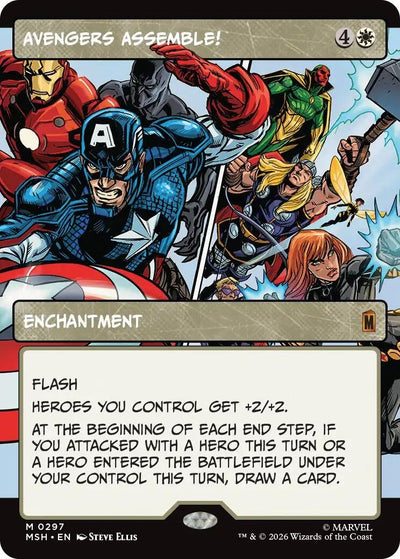 Avengers Assemble! (Borderless) (0297) (Marvel Super Heroes) (297)