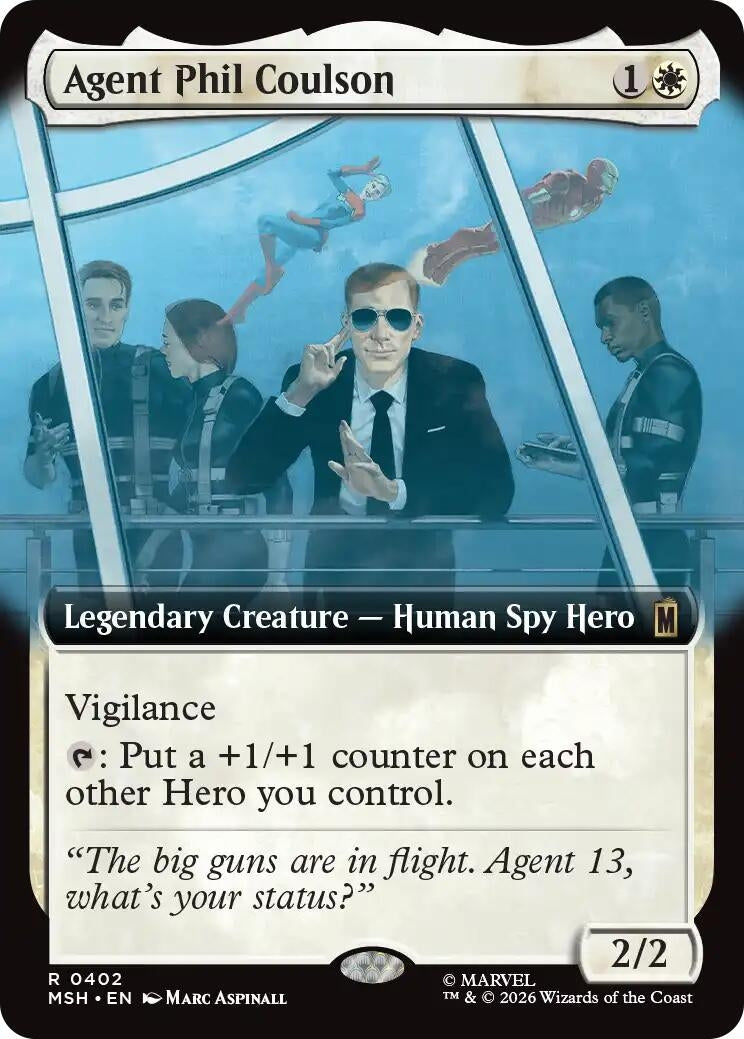 Image for Agent Phil Coulson (Extended Art) (Marvel Super Heroes) (402) - Magic: The Gathering