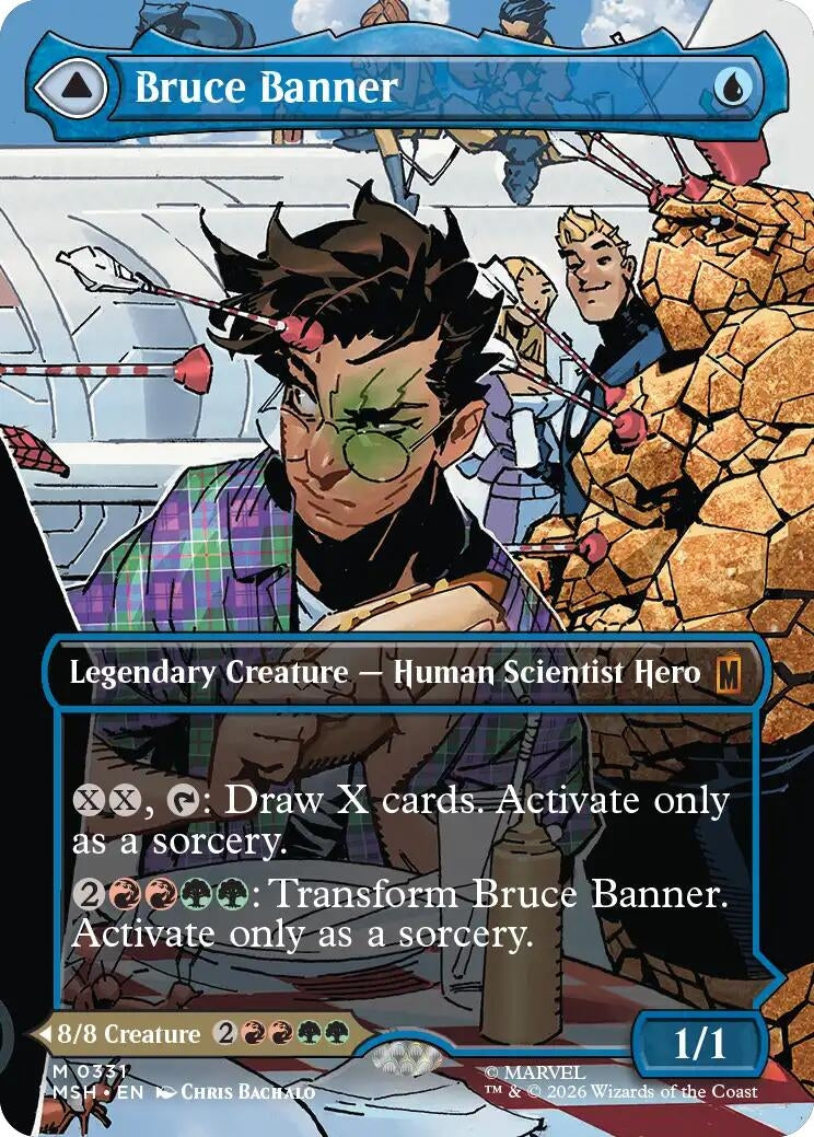 Image for Bruce Banner (Borderless) (0331) (Marvel Super Heroes) (331) - Magic: The Gathering