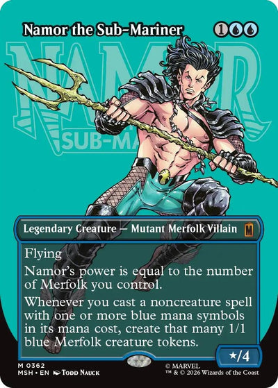 Namor the Sub-Mariner (Borderless) (0362) (Marvel Super Heroes) (362)