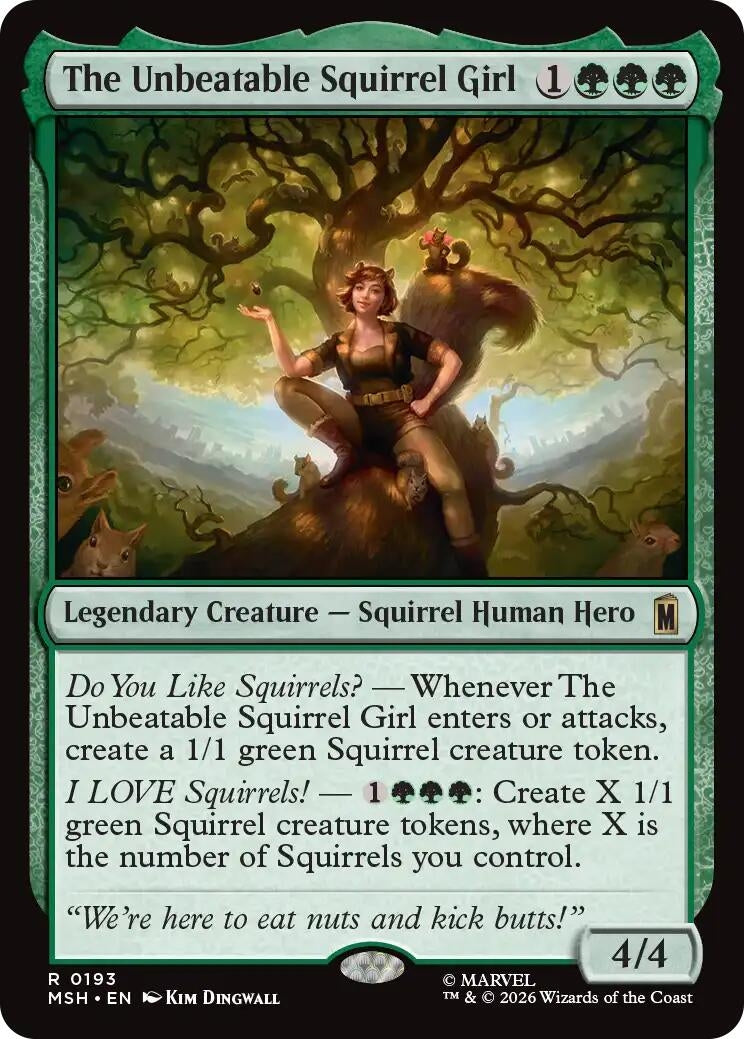 Image for The Unbeatable Squirrel Girl (Marvel Super Heroes) (193) - Magic: The Gathering