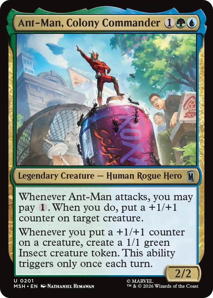 Image for Ant-Man, Colony Commander (Marvel Super Heroes) (201) - Magic: The Gathering