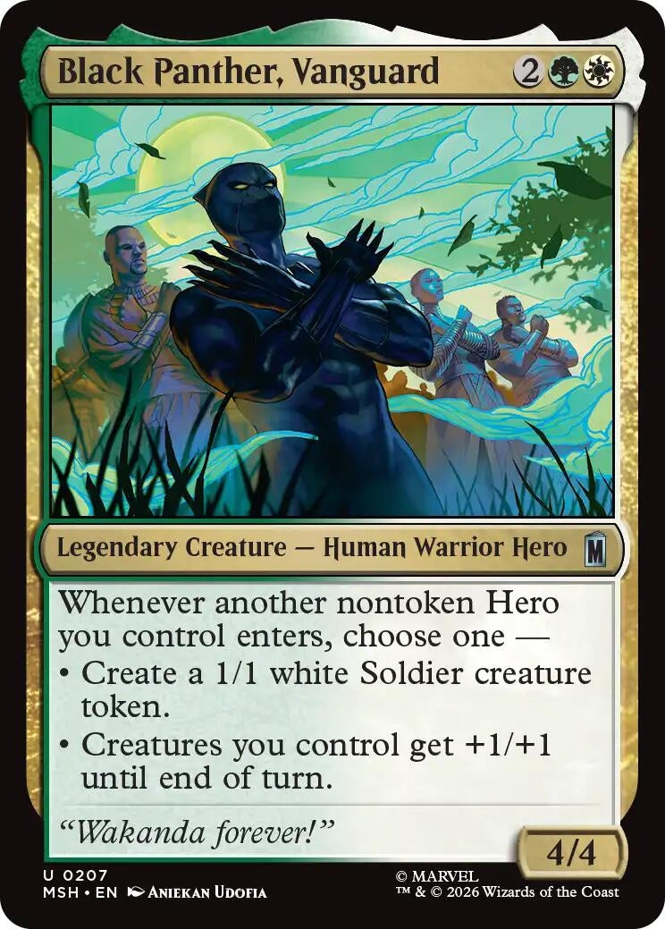 Image for Black Panther, Vanguard (Marvel Super Heroes) (207) - Magic: The Gathering