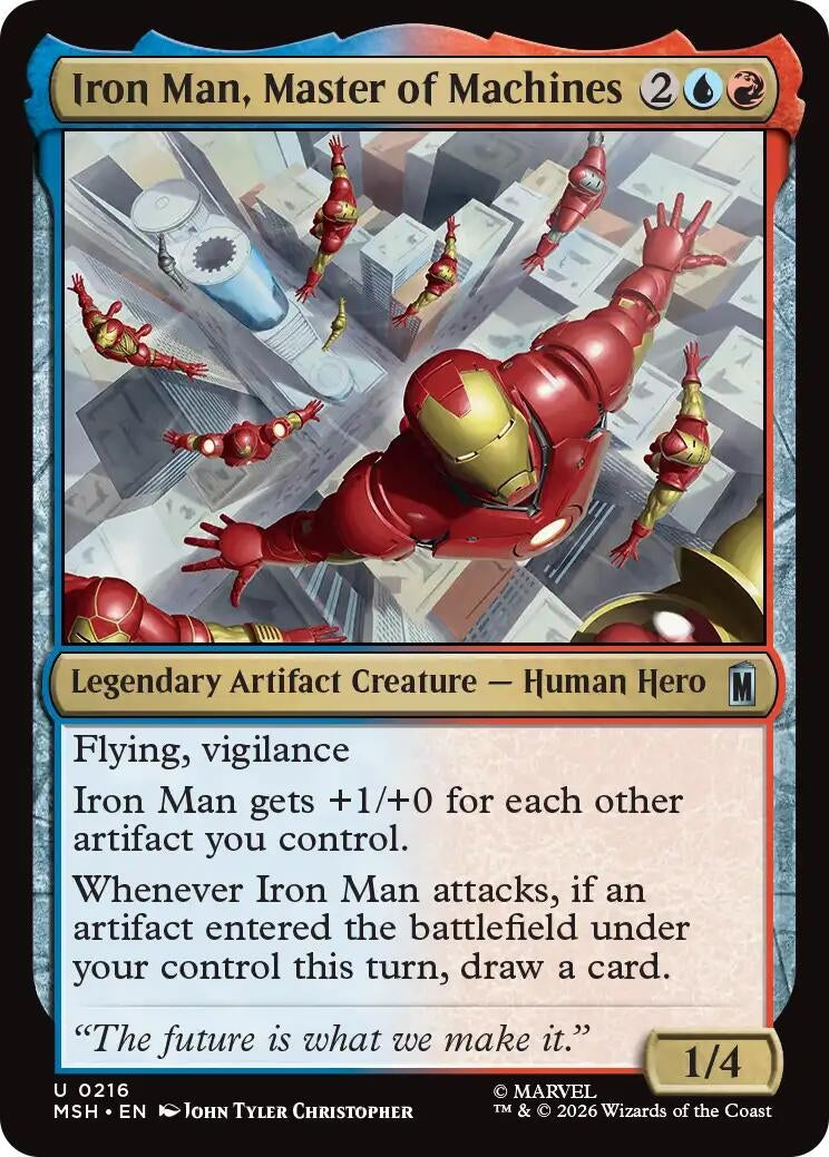 Image for Iron Man, Master of Machines (Marvel Super Heroes) (216) - Magic: The Gathering