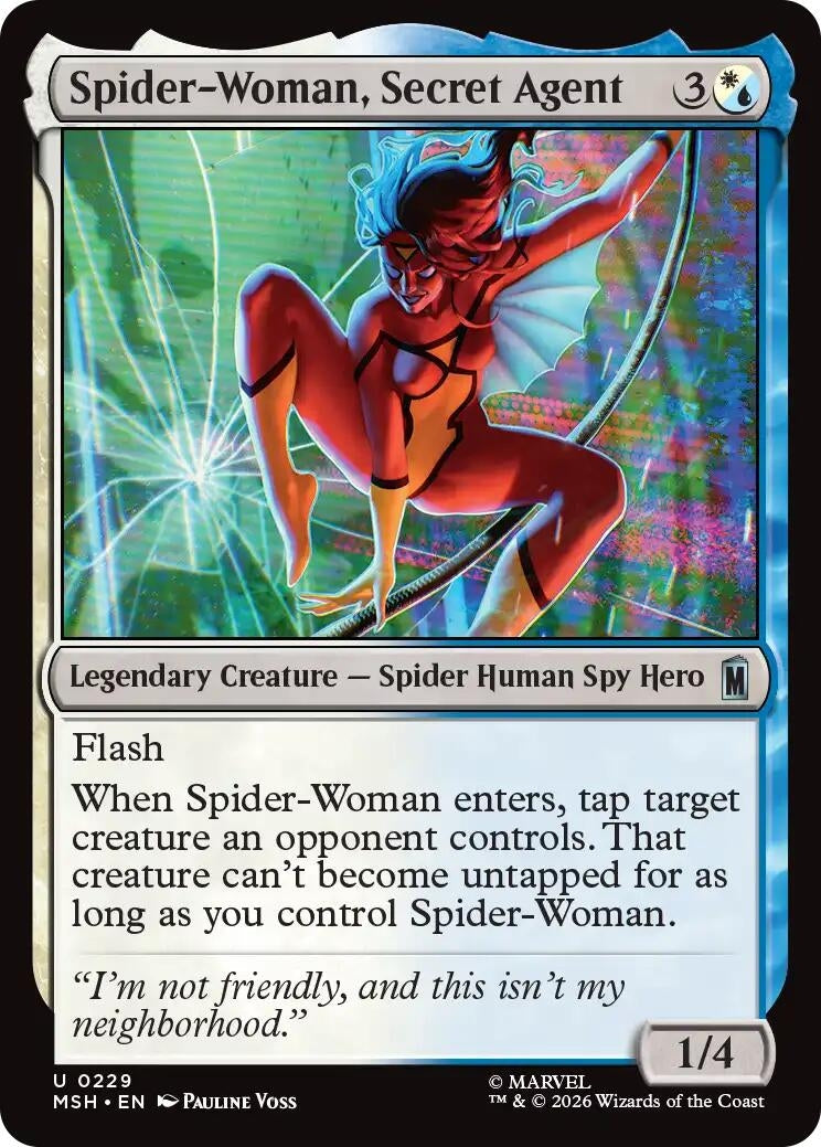 Image for Spider-Woman, Secret Agent (Marvel Super Heroes) (229) - Magic: The Gathering
