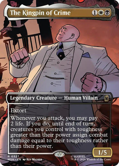 The Kingpin of Crime (Borderless) (0327) (Marvel Super Heroes) (327)