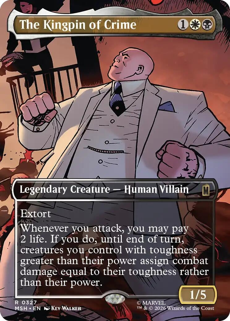 Image for The Kingpin of Crime (Borderless) (0327) (Marvel Super Heroes) (327) - Magic: The Gathering