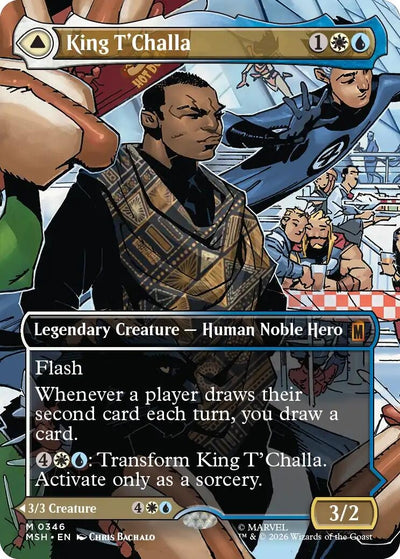 King T'Challa (Borderless) (0346) (Marvel Super Heroes) (346)