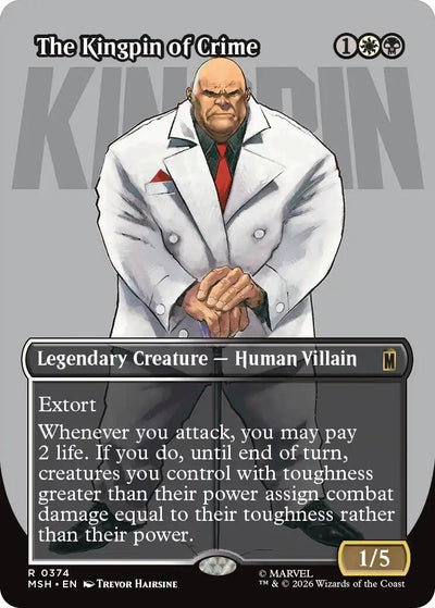The Kingpin of Crime (Borderless) (0374) (Marvel Super Heroes) (374)
