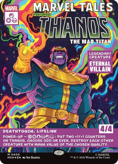 Thanos, The Mad Titan (Borderless) (0400) (Marvel Super Heroes) (400)