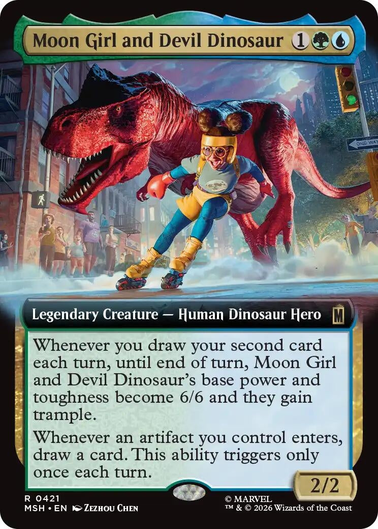 Image for Moon Girl and Devil Dinosaur (Extended Art) (Marvel Super Heroes) (421) - Magic: The Gathering