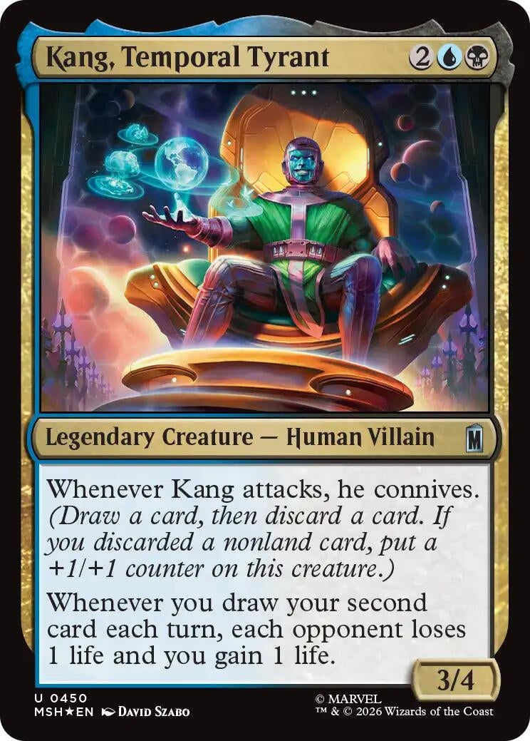 Image for Kang, Temporal Tyrant (Surge Foil) (Marvel Super Heroes) (450) - Magic: The Gathering