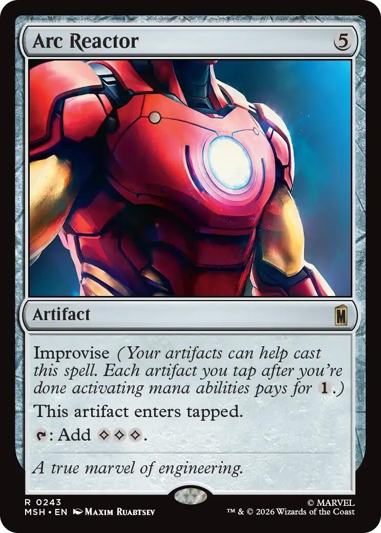 Image for Arc Reactor (Marvel Super Heroes) (243) - Magic: The Gathering