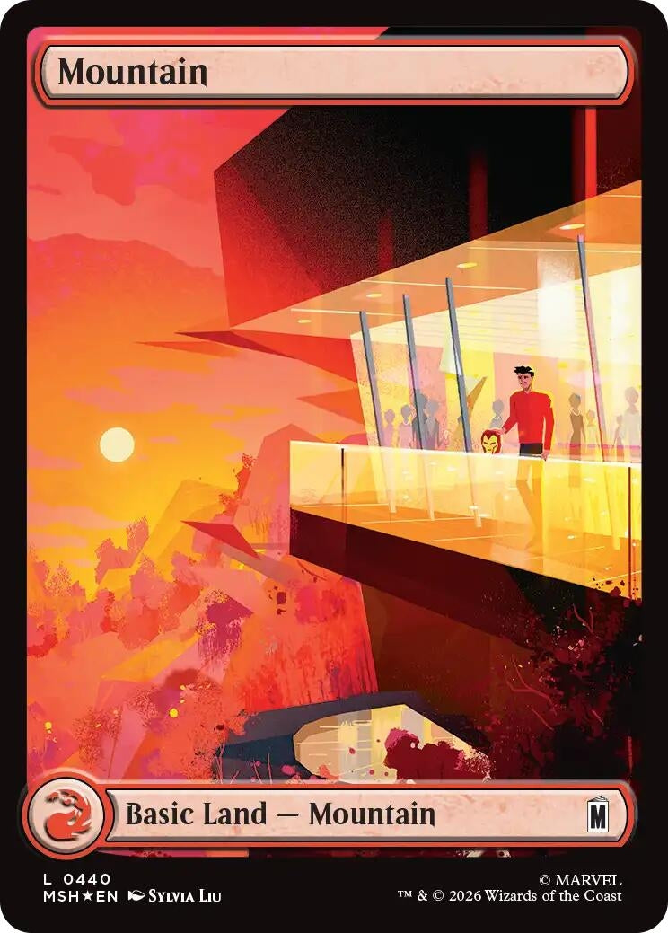 Image for Mountain (0440) (Surge Foil) (Marvel Super Heroes) (440) - Magic: The Gathering