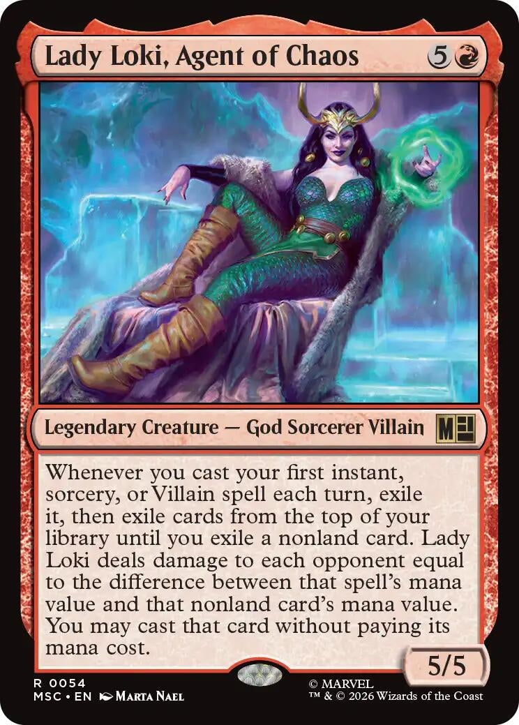 Image for Lady Loki, Agent of Chaos (Commander: Marvel Super Heroes) (54) - Magic: The Gathering