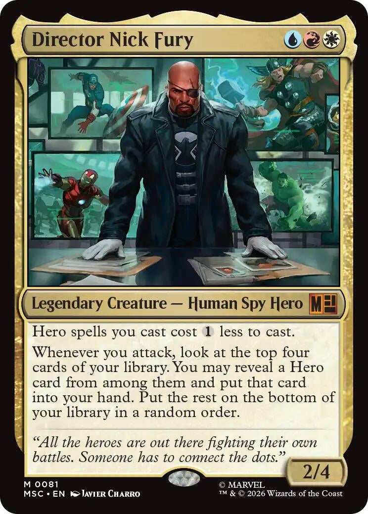 Image for Director Nick Fury (Commander: Marvel Super Heroes) (81) - Magic: The Gathering