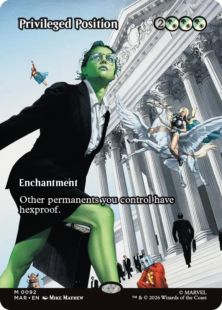 Image for Privileged Position (Borderless) (Marvel Universe Eternal-Legal) (92) - Magic: The Gathering