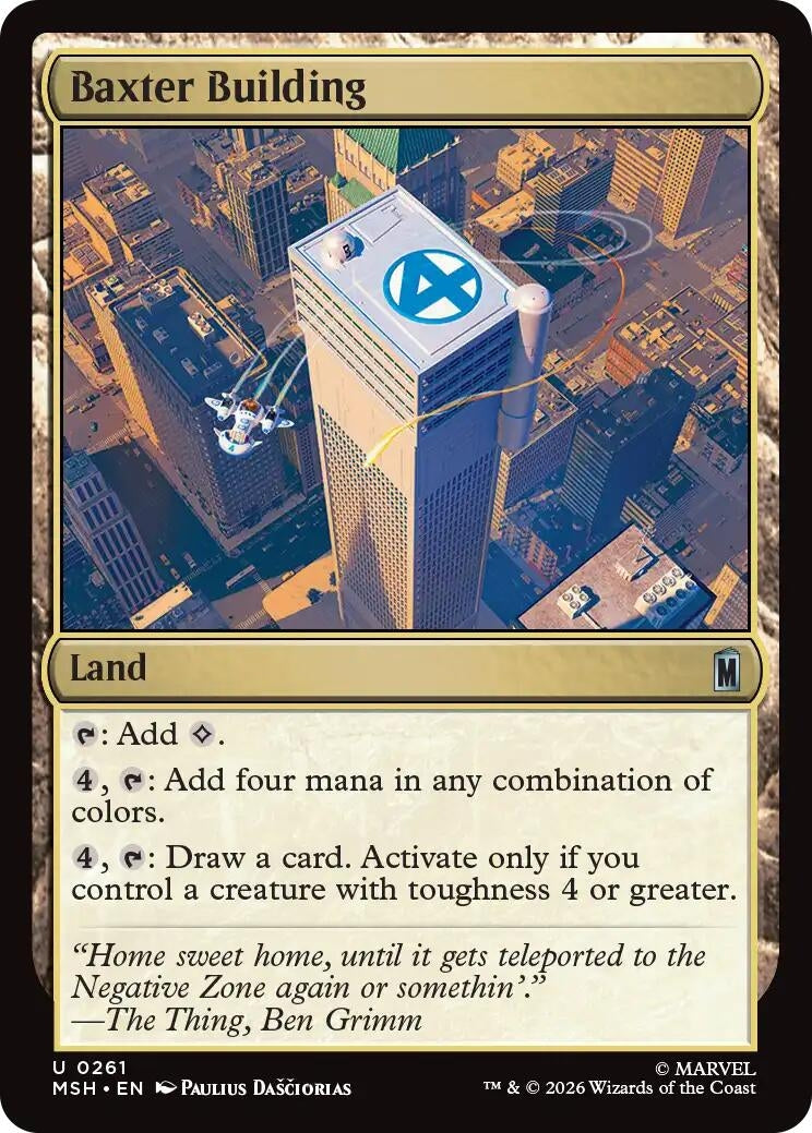 Image for Baxter Building (Marvel Super Heroes) (261) - Magic: The Gathering